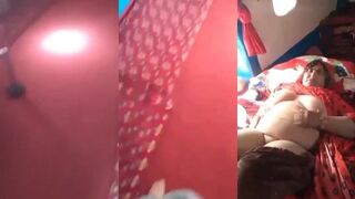 Clean shaved pussy granny having affair