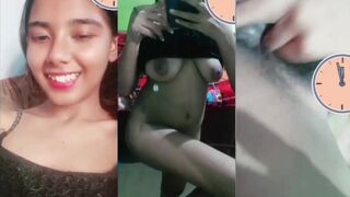 Indian horny cutie showing asshole and fingering her pussy