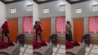 Desi devar bhabhi standing fuck in Room