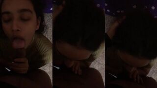 Bengali Influencer giving sloppy blowjob