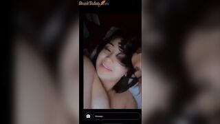 Cute Nepali TikTok girl accidentally posts her fucking on status