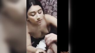 Hot Mumbai girl handjob & saying "bas karo bas" during hard fuck