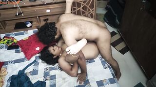 Horny Kerala housewife after party pushed to bed & fucked hard