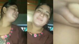 Cute lover bhabhi gets her clean shaved pussy pumped