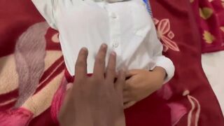 Shirt and skirt wearing desi Sali banged by jija