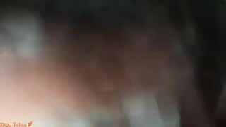 Shy Kathmandu wife sucking dick and fucking under blanket