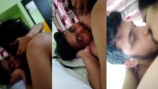 New Thrissur malayali lovers kissing deep and hard