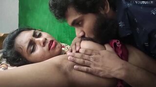 Sexy mallu wife's boobs licked and sucked and hot expressions
